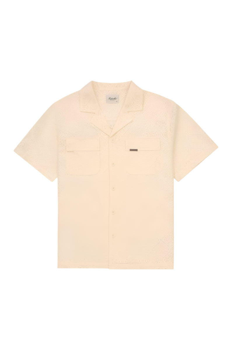 Lace Yacht Shirt - Cream