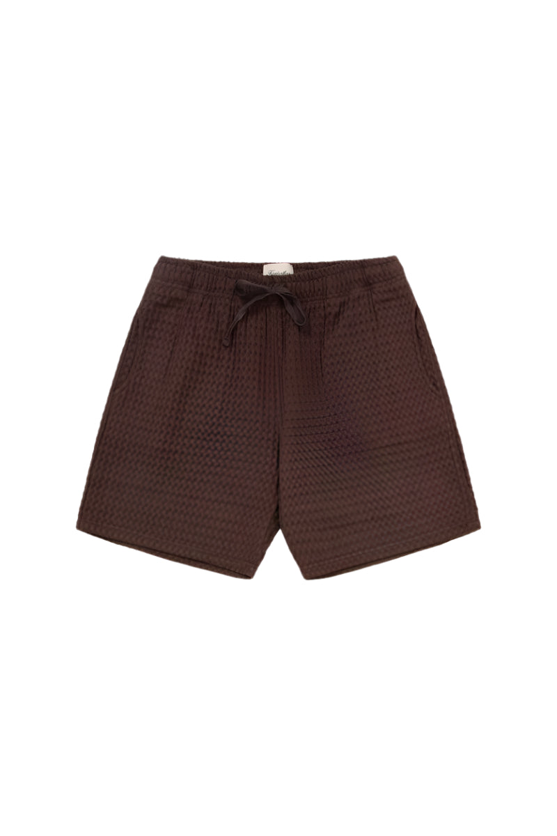 Heavy Waffle Shorts - Charcoal