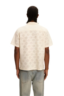 Lace Yacht Shirt - Cream