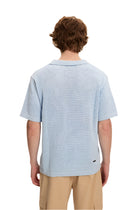 Knitted Beach Polo - Sky Blue