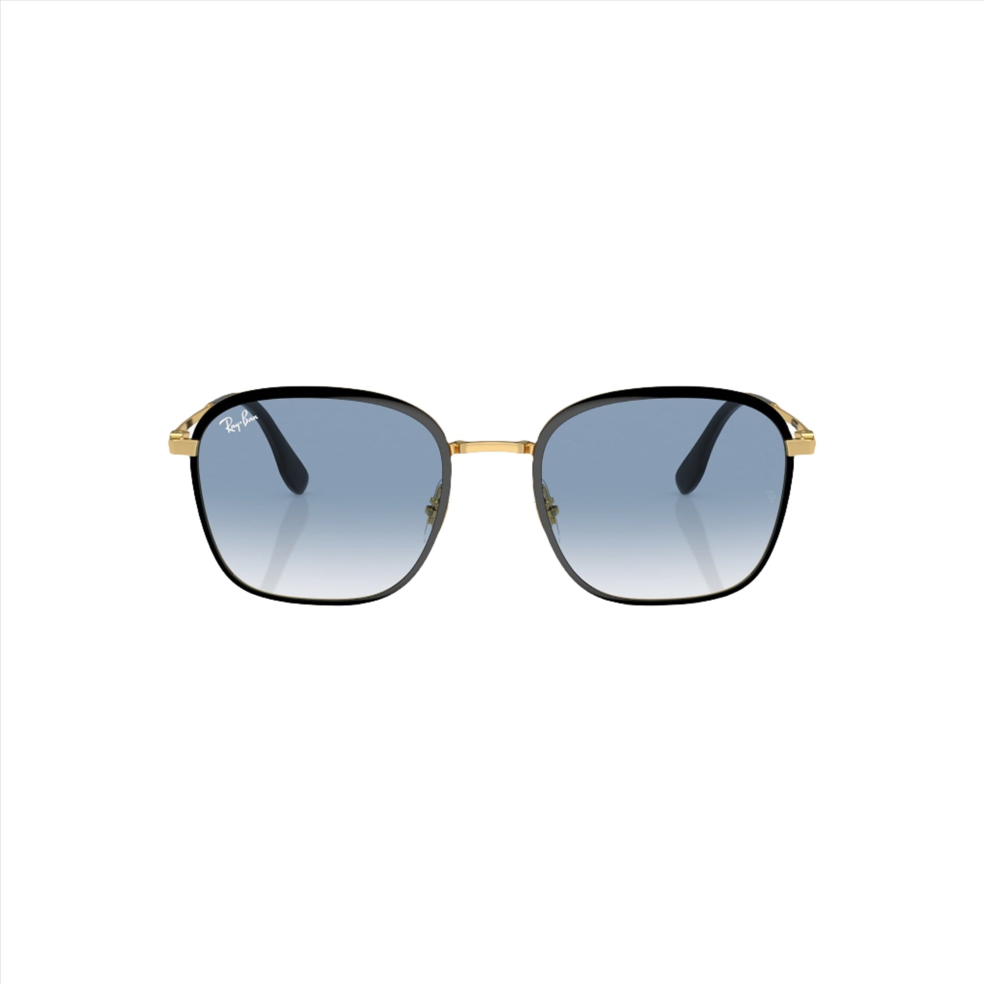 Rayban Black On Arista With Clear Gradient Blue 0Rb3720 Sunglasses