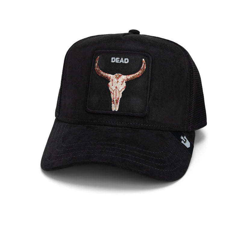 The Suede Skull - Black
