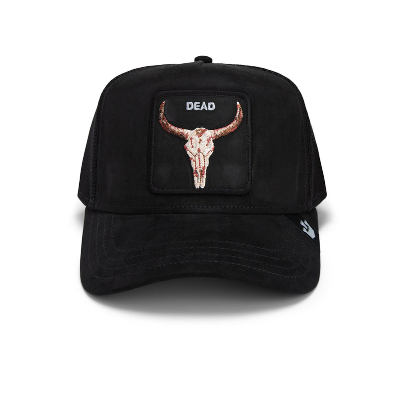 The Suede Skull - Black