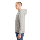 Logo Badge Zip-Through Hoodie - Gray