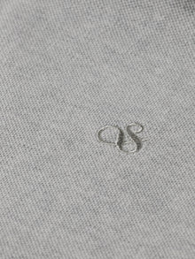 Logo Pique Polo - Gray