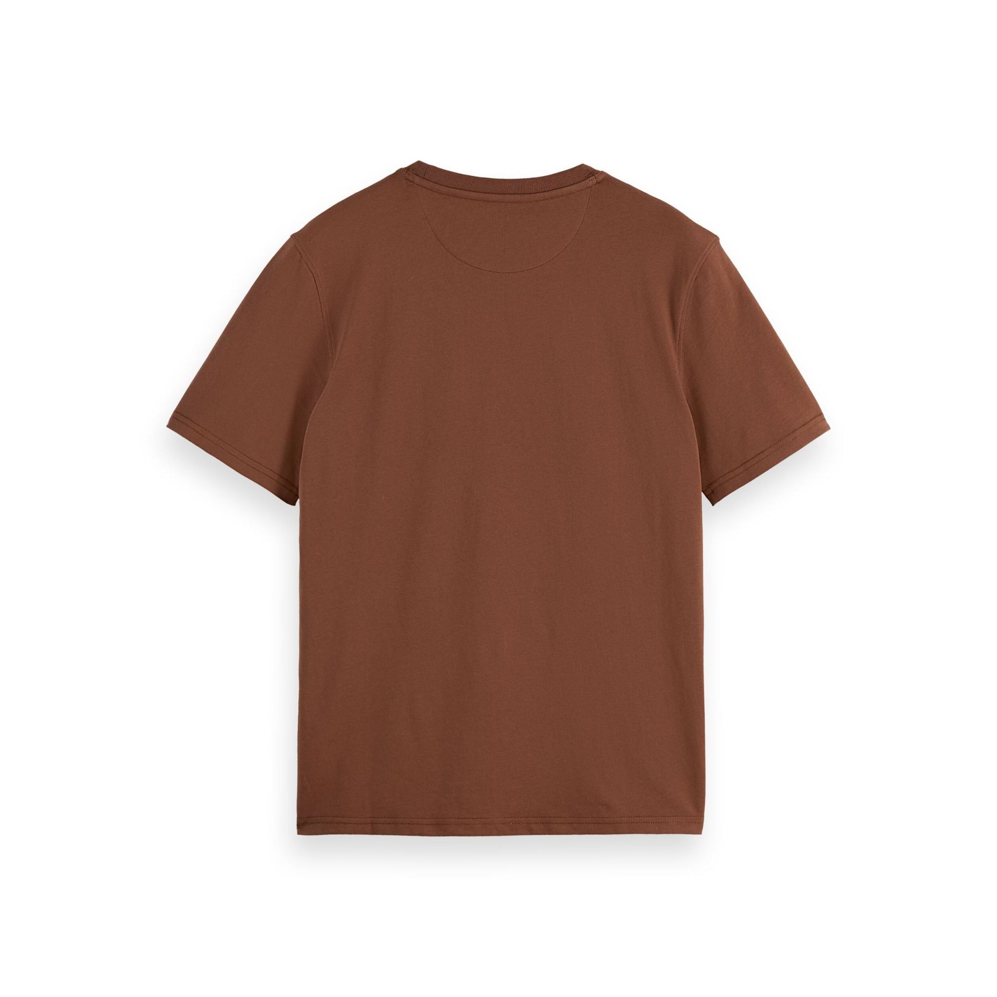 Brown Regular Fit Logo T-Shirt