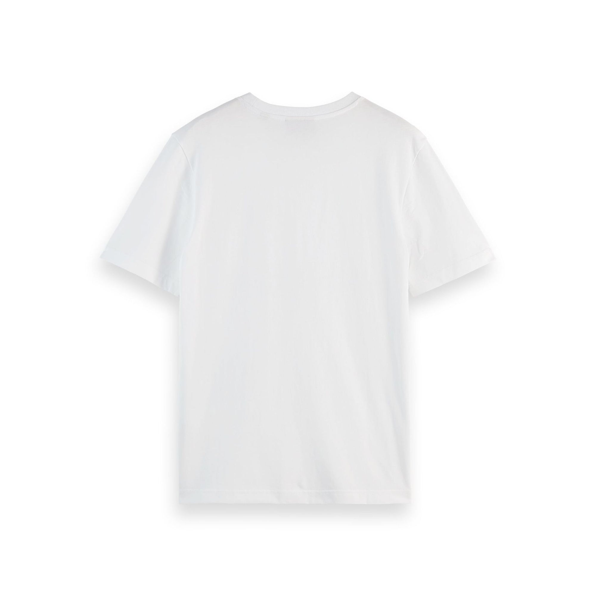 White Regular Fit Left Chest Logo T-Shirt
