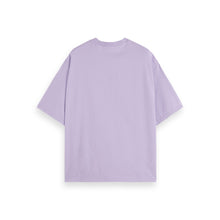Lavender Loose Fit Front Chest Artwork T-Shirt