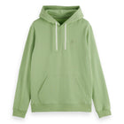 Green Regular Fit Logo Hoodie
