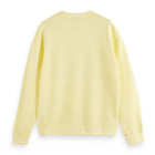 Yellow Relaxed-Fit Front Chest Logo Sweatshirt