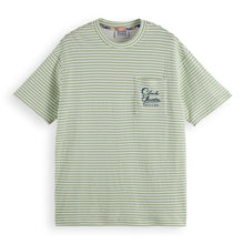 Green Relaxed-Fit Double Face Jersey Pocket T-Shirt