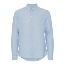 Silver Lake Blue Cfanton Linen Mix Shirt