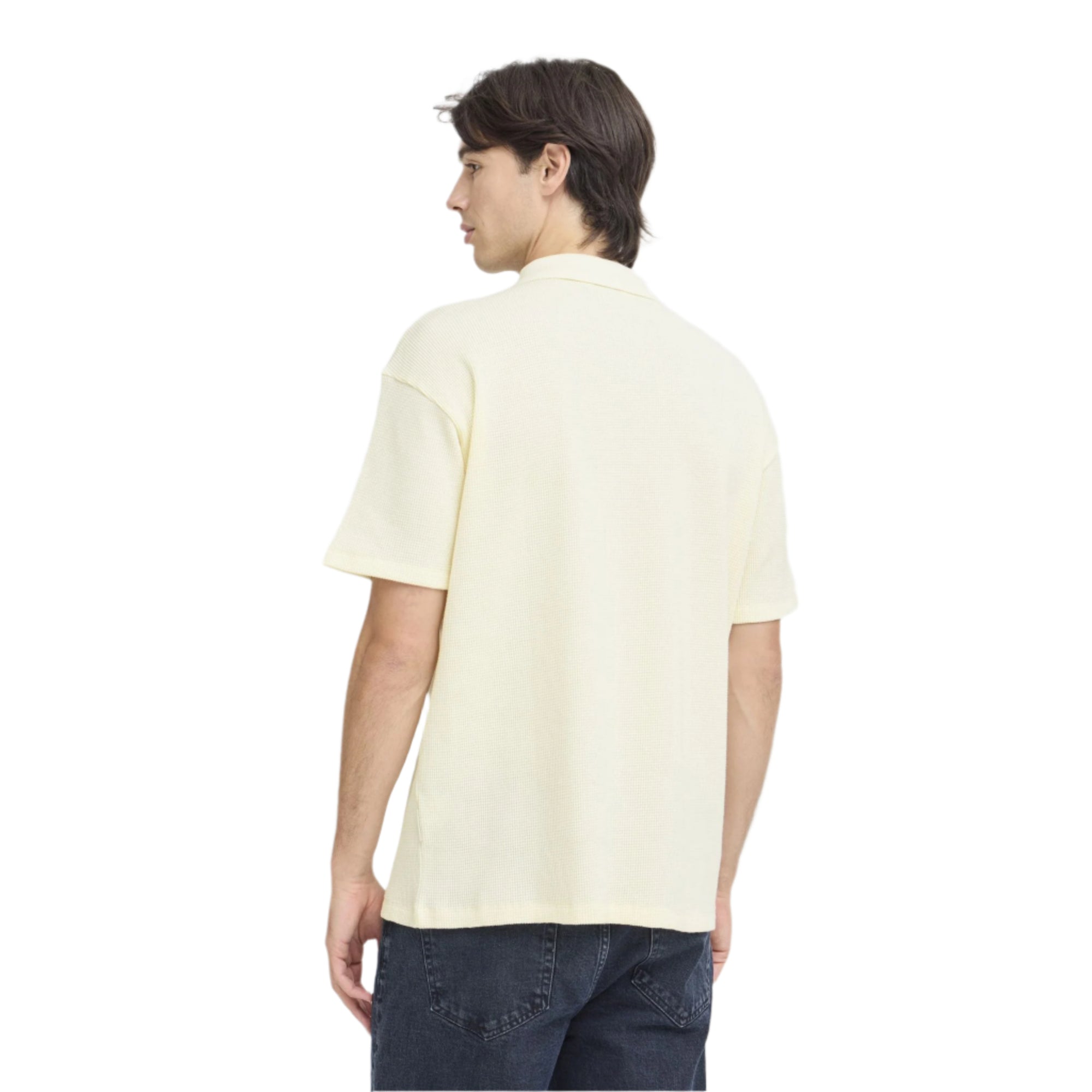 Waffle Polo - White
