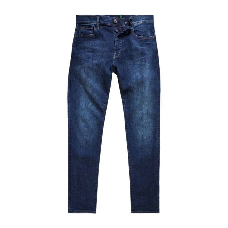 Worn In Dusk Blue 3301 Slim Jeans