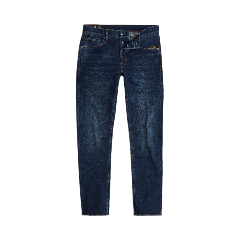 Dark Blue Blue 3301 Slim Jeans