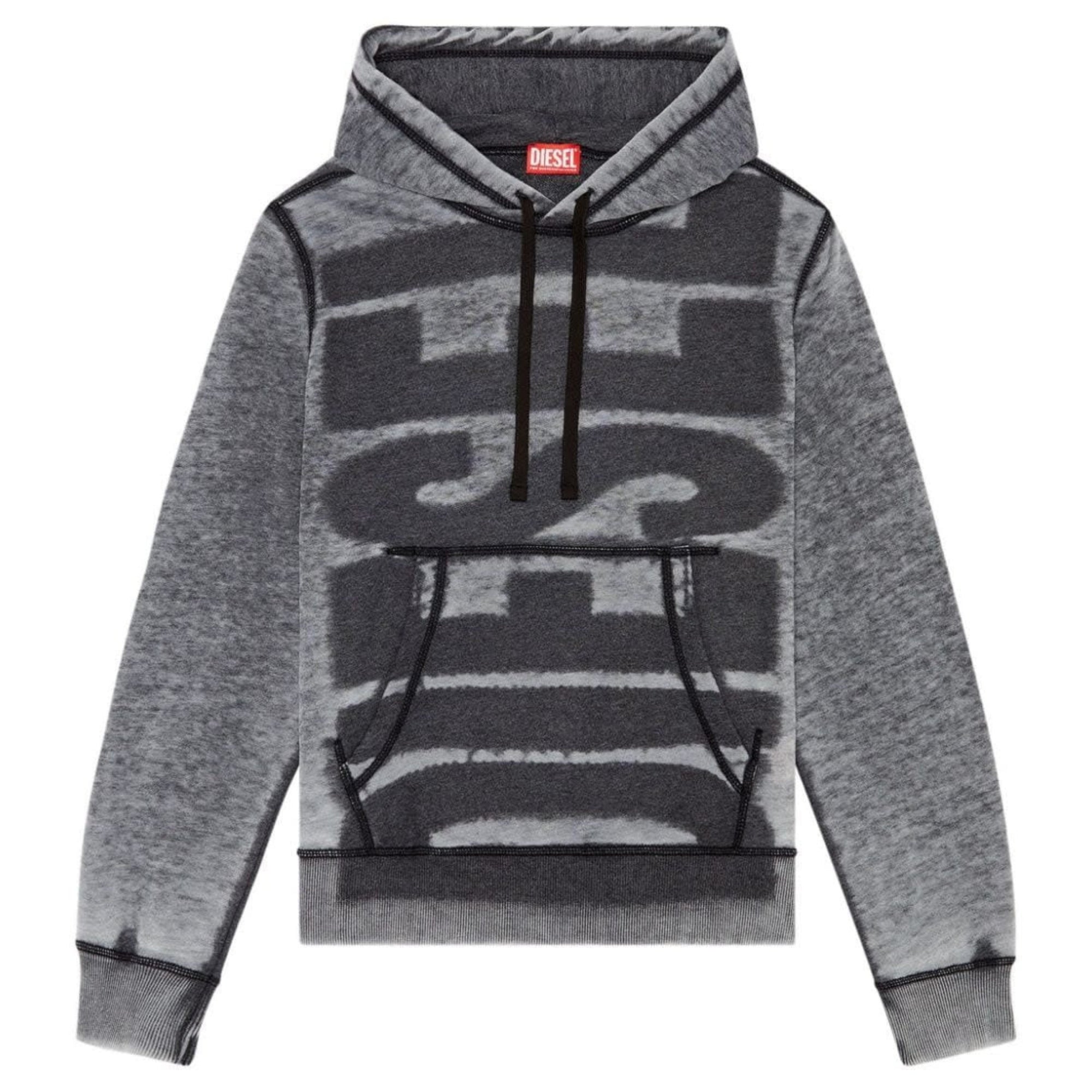 Sweat-shirt Diesel S-Ginn-Hood-L1 noir