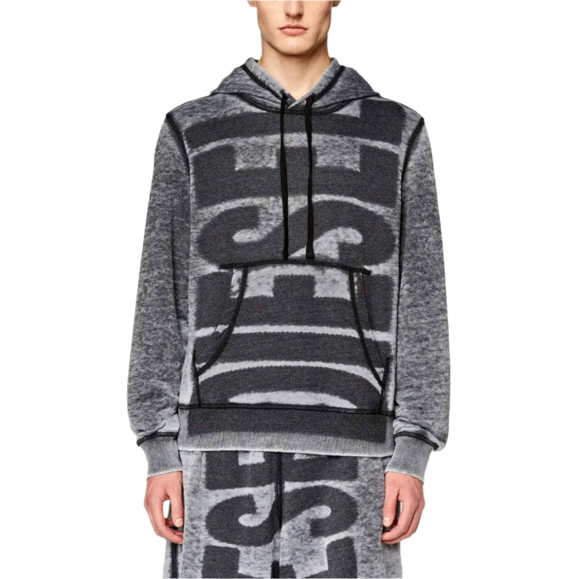 Sweat-shirt Diesel S-Ginn-Hood-L1 noir