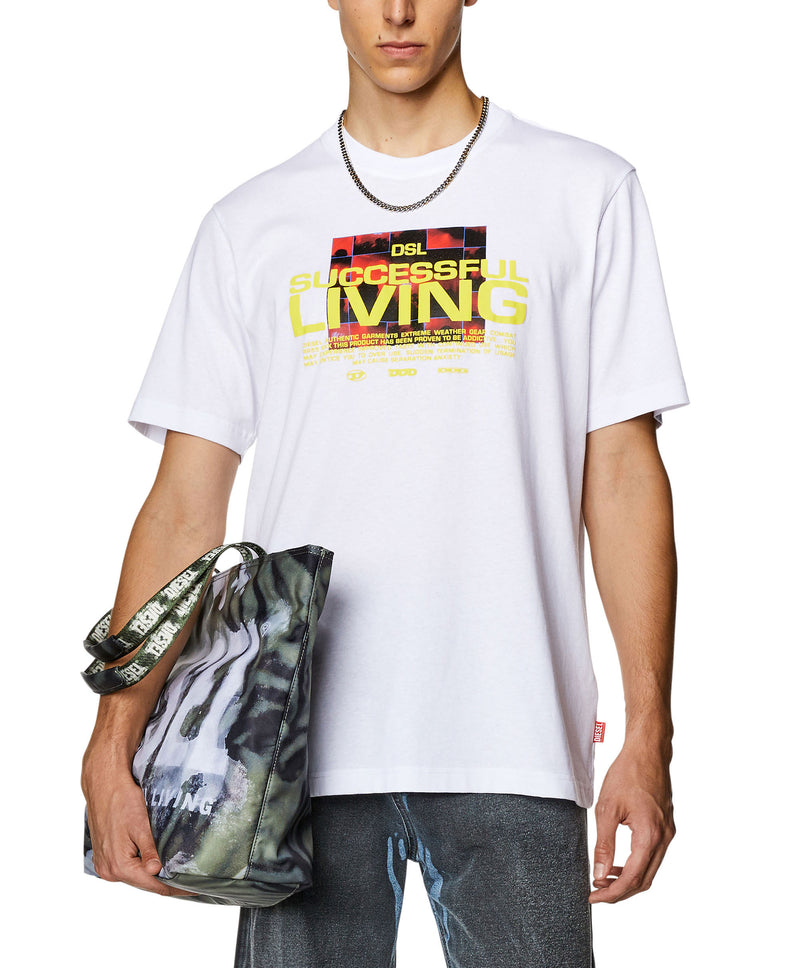 T-shirt Diesel T-Just blanc