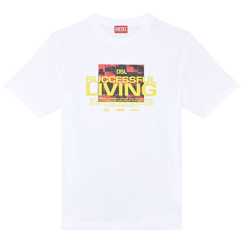 T-shirt Diesel T-Just blanc