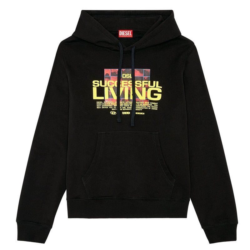 Black S-Ginn-Hood-N1 Sweat-Shirt