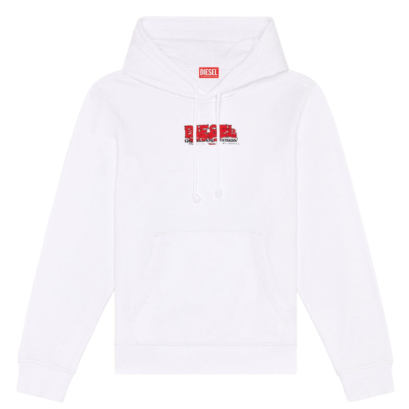 Bright White S-Ginn-Hood-K37 Sweat-Shirt