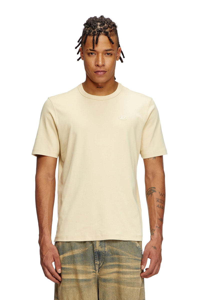 Beige T-Adjust-Slits-R17 T-Shirt