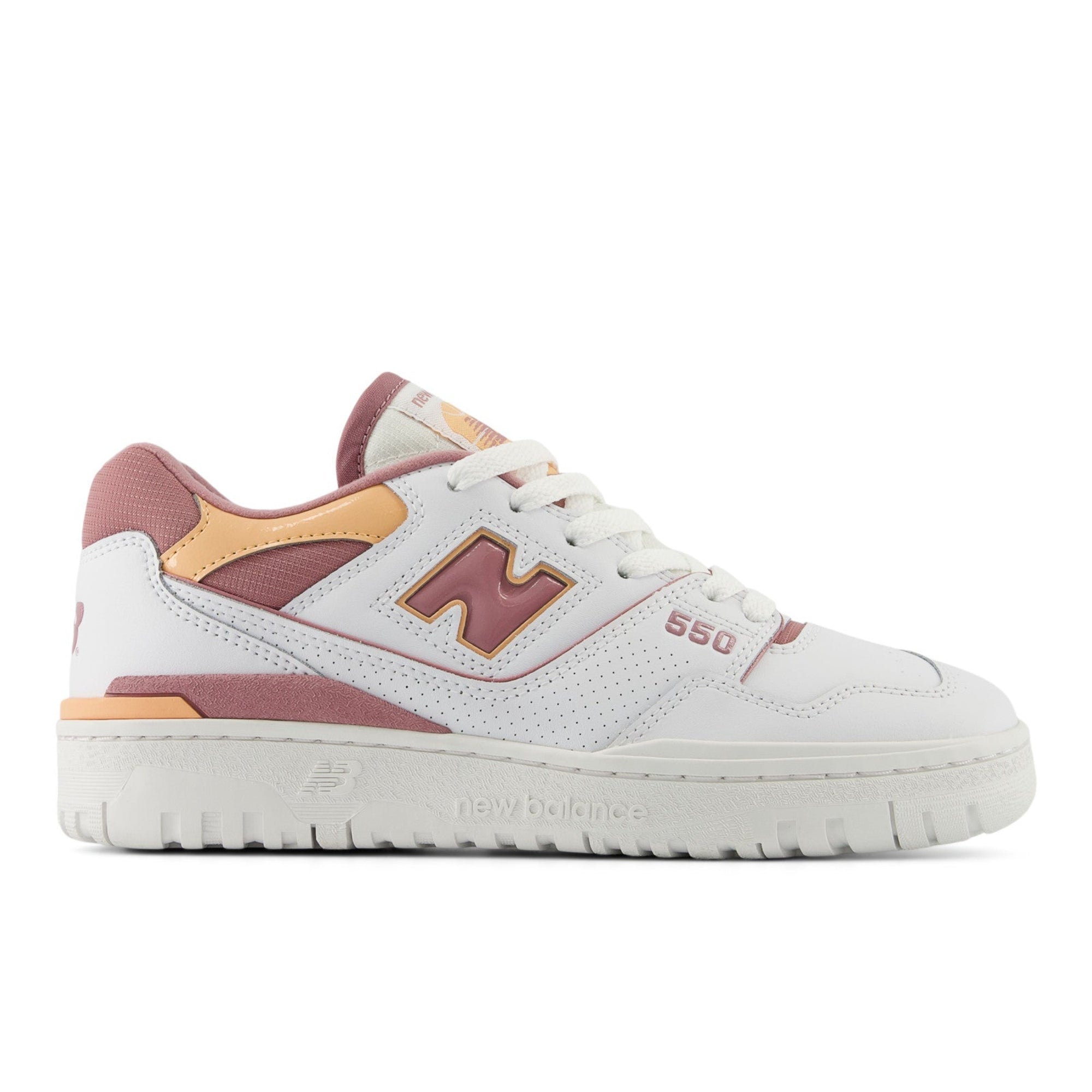 White/Rosewood 550 Sneakers