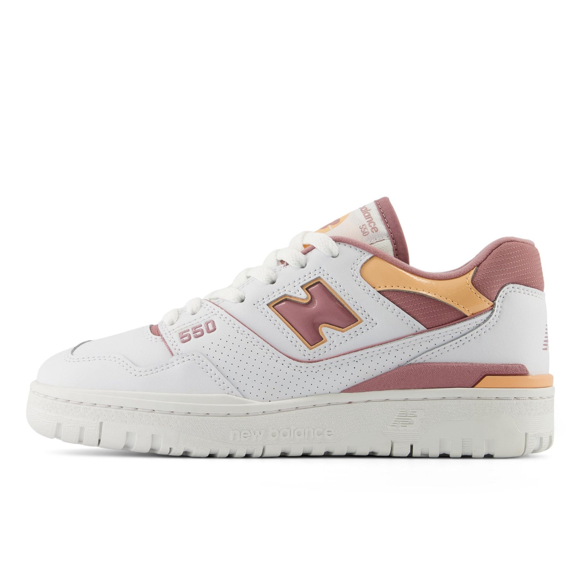 White/Rosewood 550 Sneakers