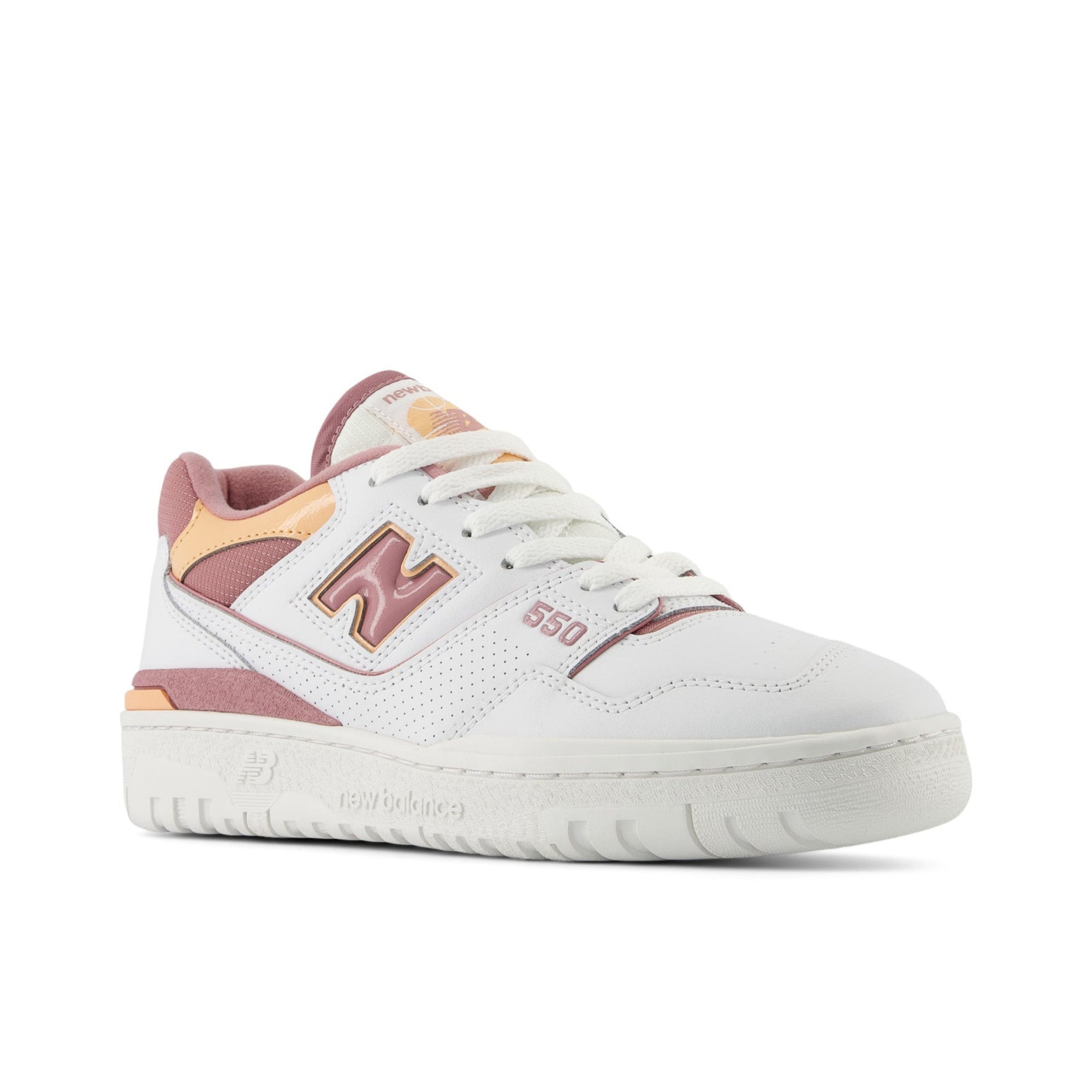 White/Rosewood 550 Sneakers