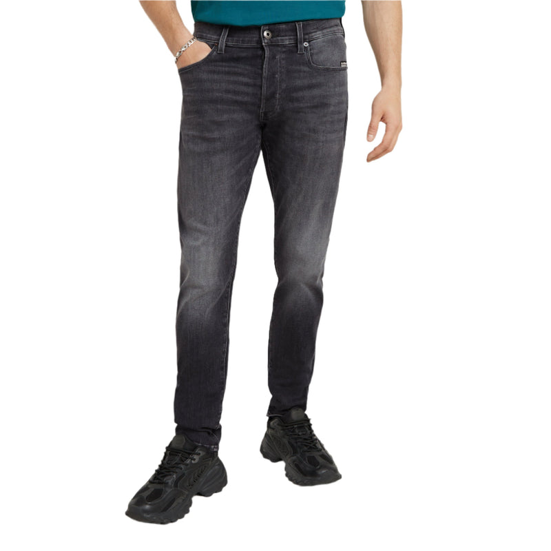 Faded Black Magnet 3301 Slim Jeans