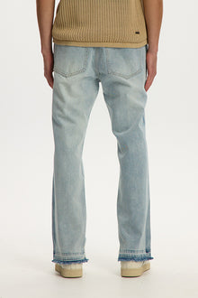 Bleached Loose Denim - Light Blue
