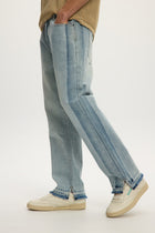 Bleached Loose Denim - Light Blue