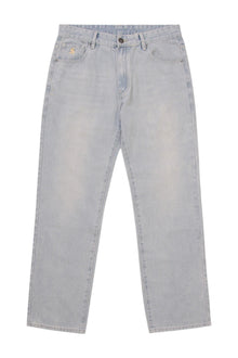 Bleached Loose Denim - Light Blue