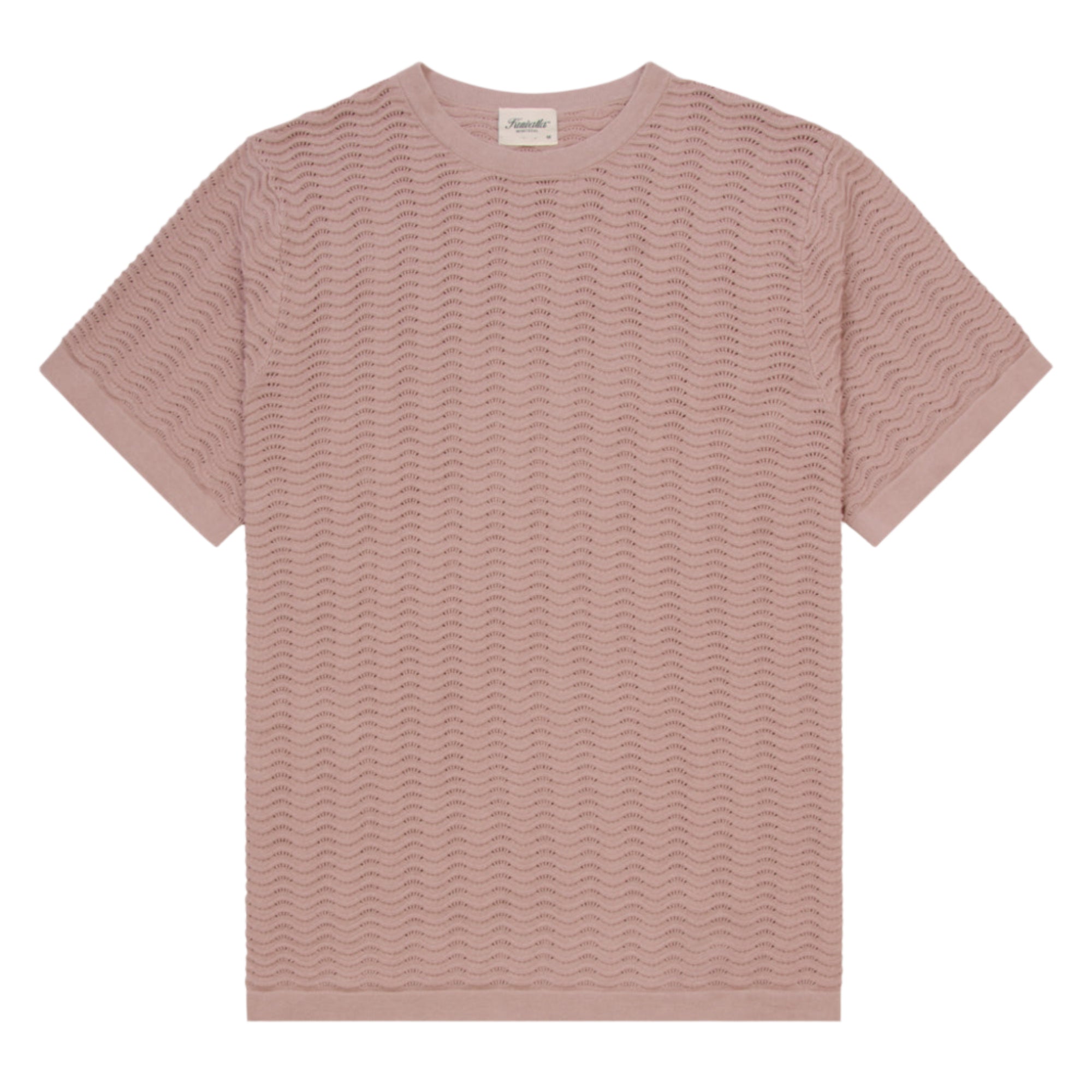 Dusty Lilac Wave Knit Tee