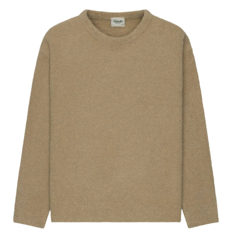 Beige Knitted Crewneck