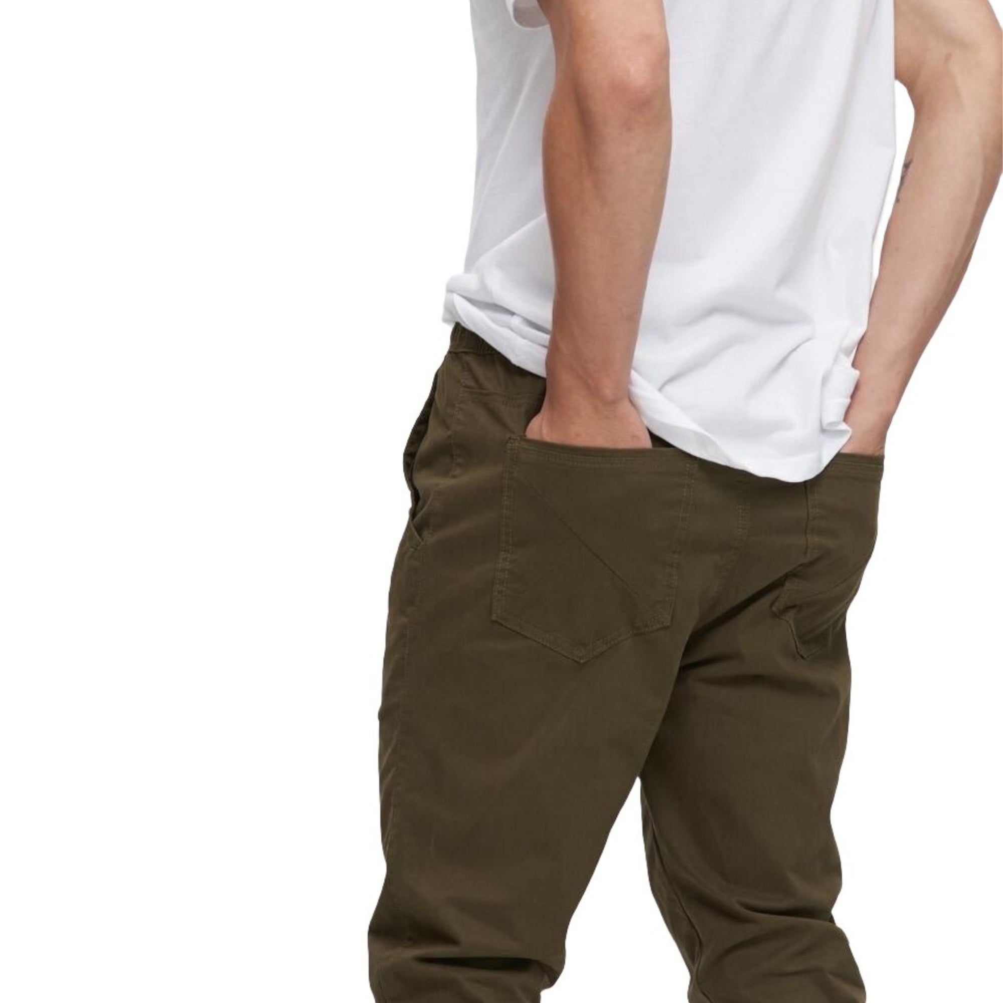 Olive Chino Jogger