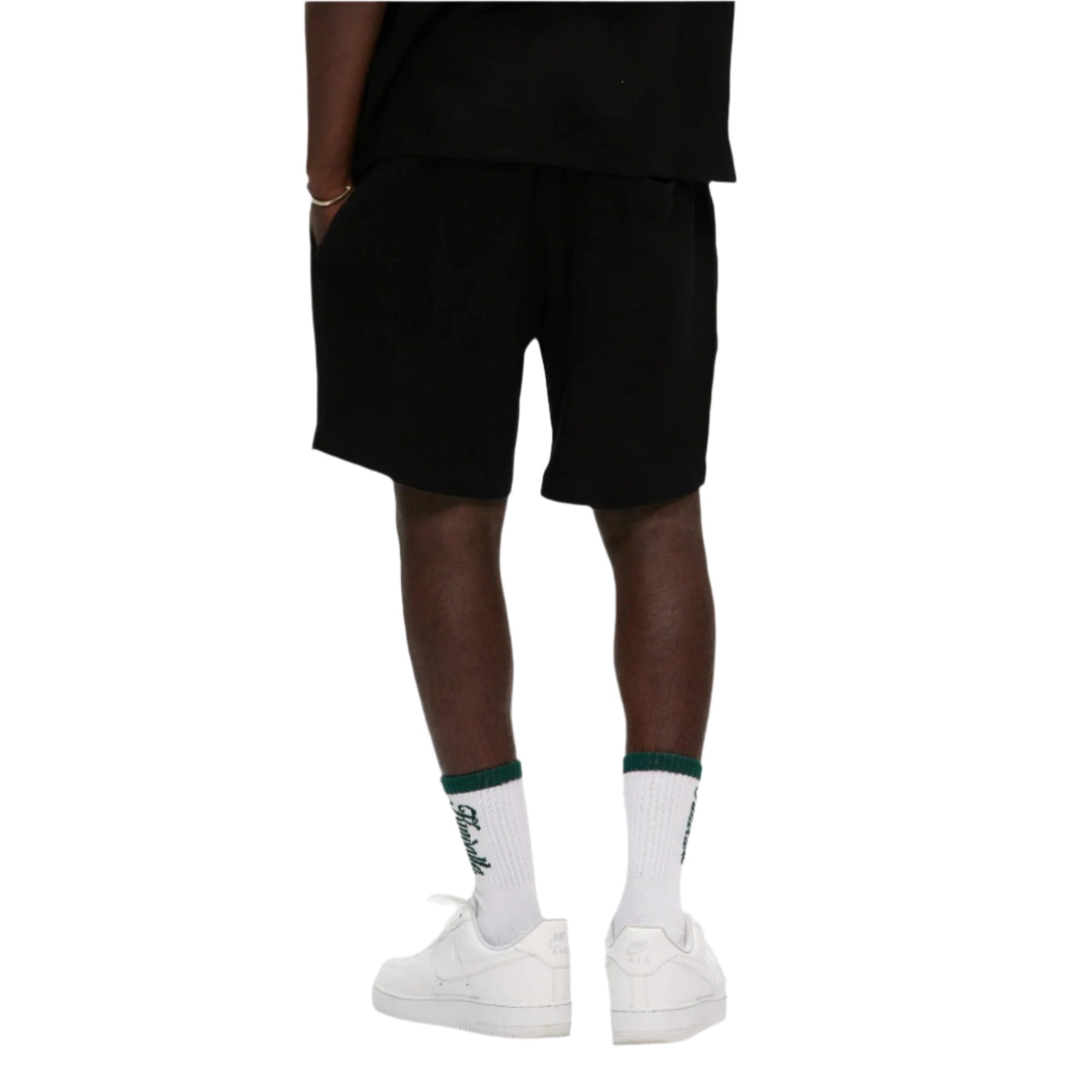 Black Linen Shorts