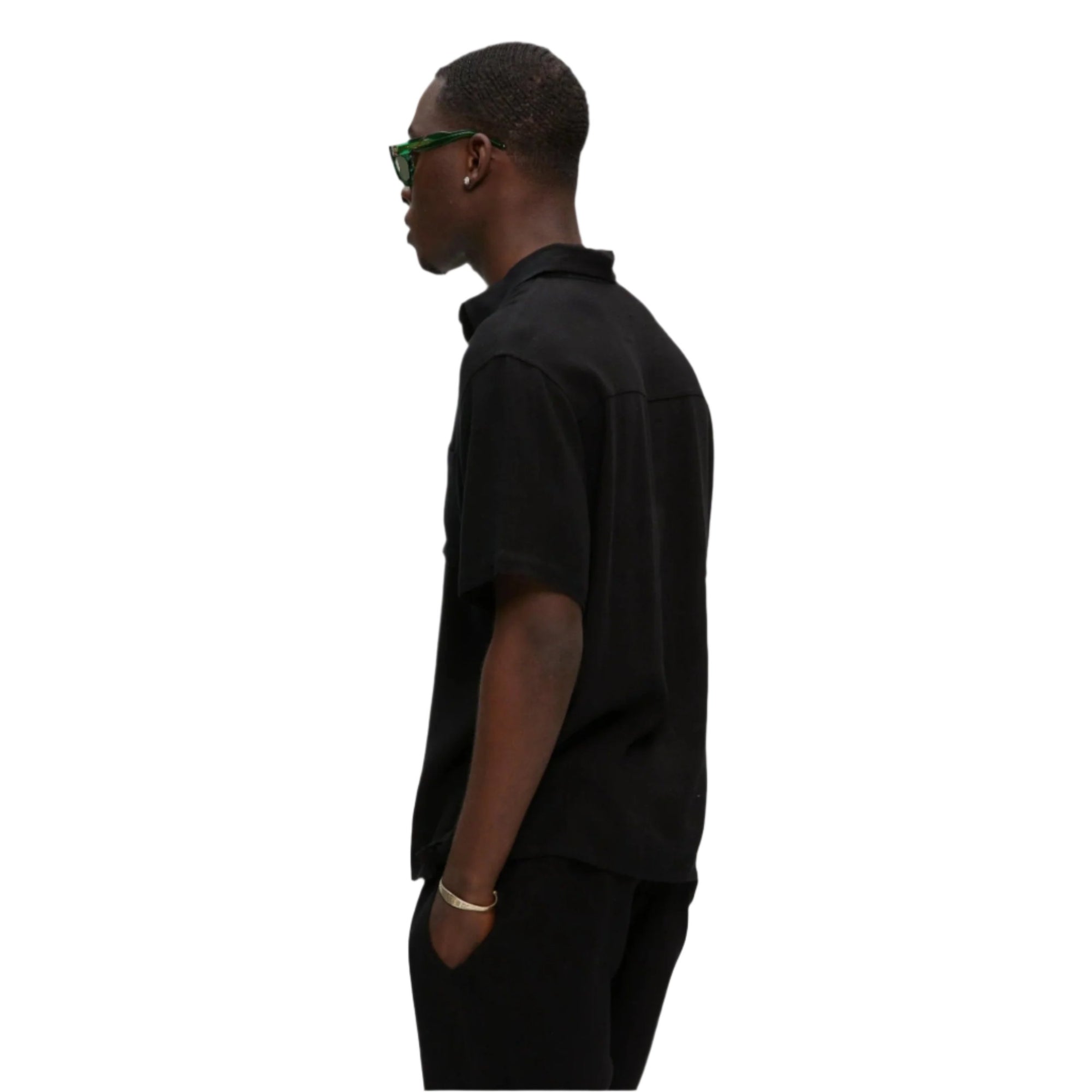 Black Linen Shirt