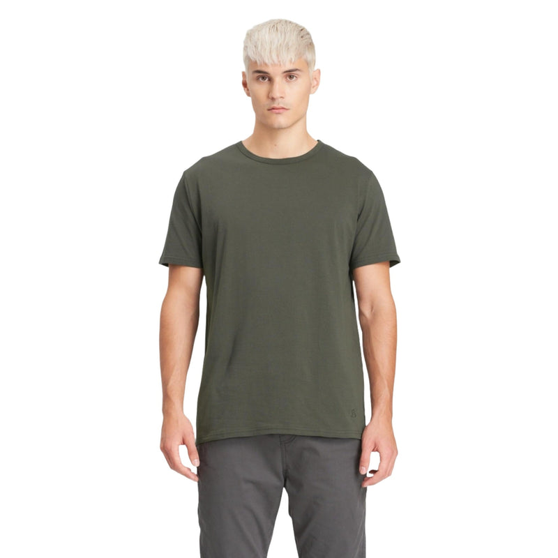 Kuwallatee T-shirt bio olive foncé