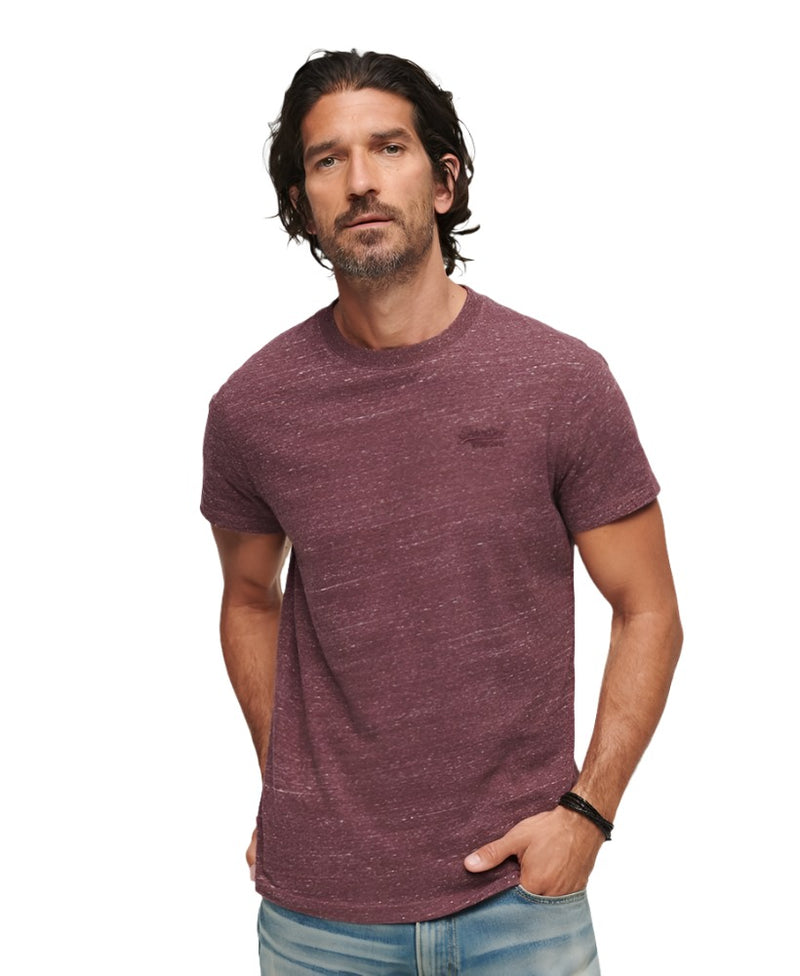 Burgundy Heather Organic Cotton Essentiel T-Shirt