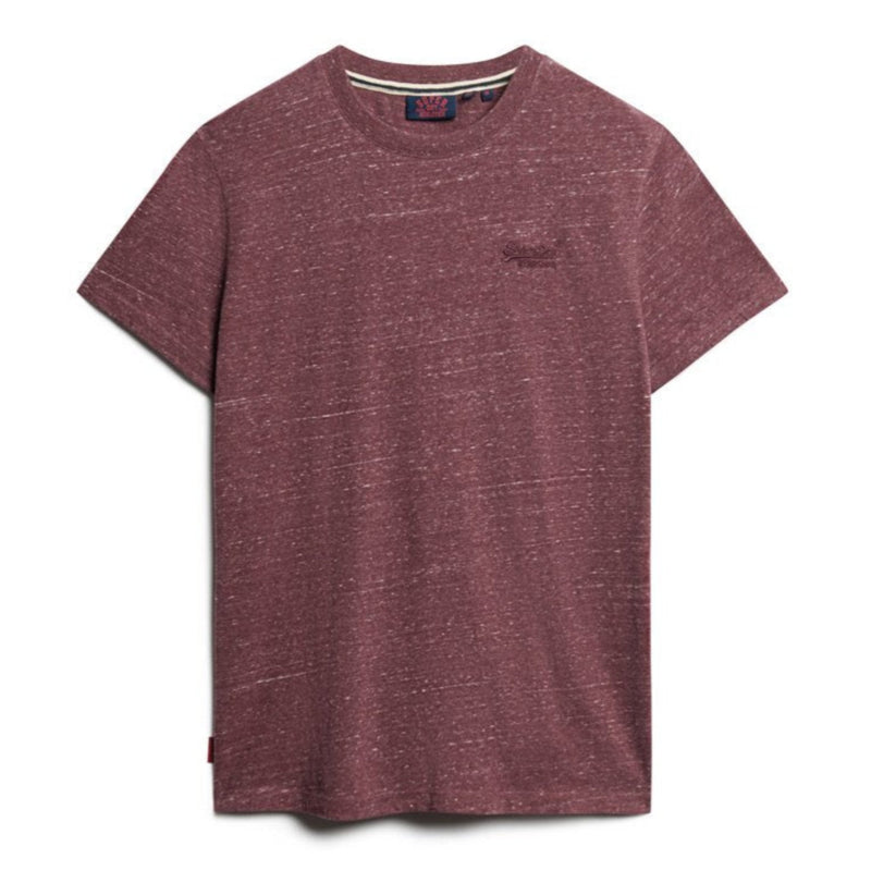 Burgundy Heather Organic Cotton Essentiel T-Shirt