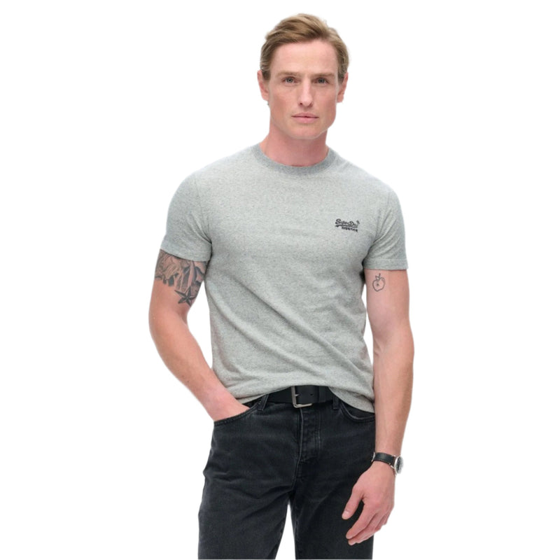 Grey Essential Logo T-Shirt