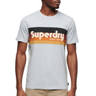Sea Salt Blue Cali Striped Logo T-Shirt
