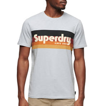 Sea Salt Blue Cali Striped Logo T-Shirt