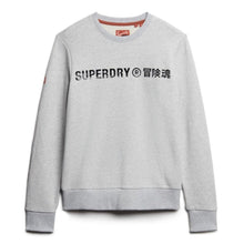 Glacier Grey Marl Workwear Logo Vintage Sweater
