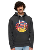Bison Black Graphic Hoodie