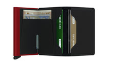 Slimwallet Matte - Black & Red