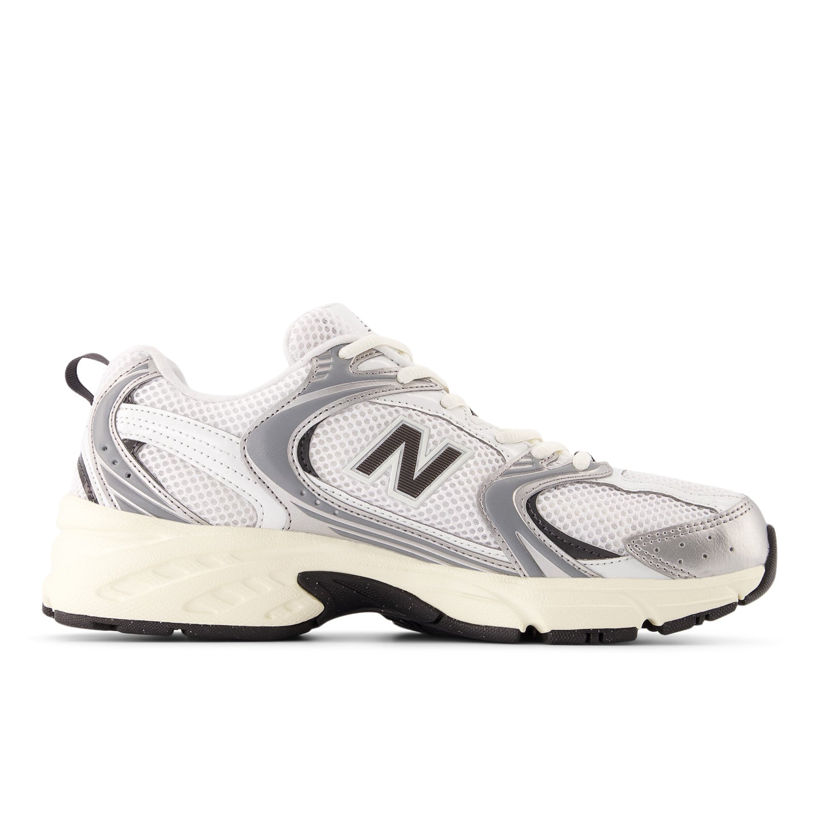 530 - Silver metallic with black cement