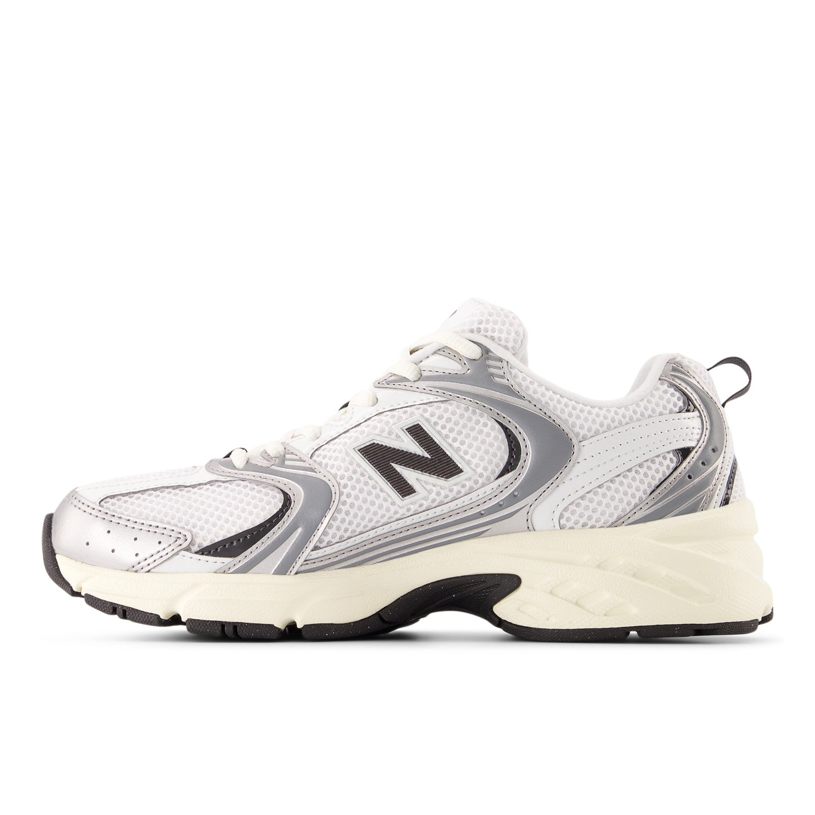 530 - Silver metallic with black cement