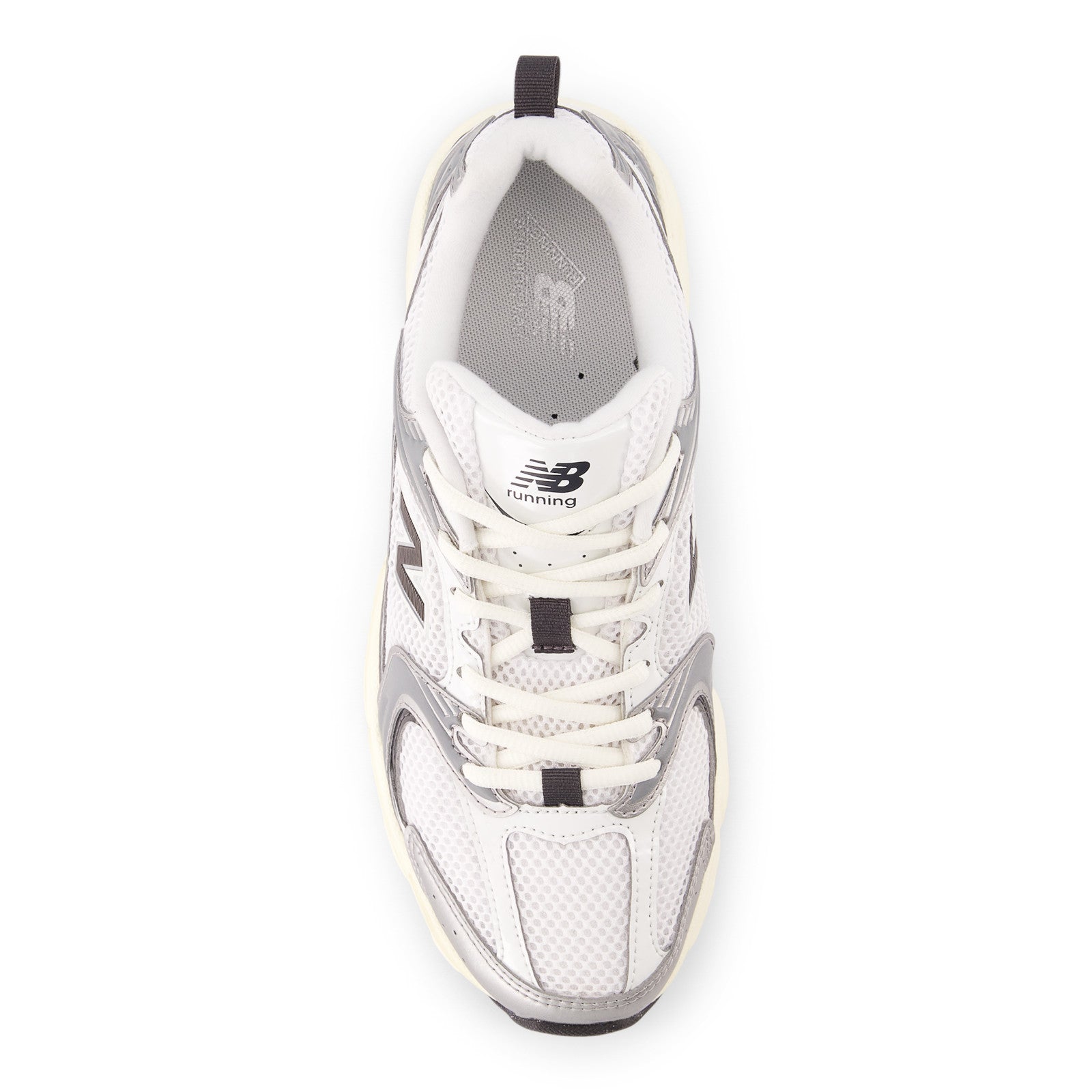 530 - Silver metallic with black cement